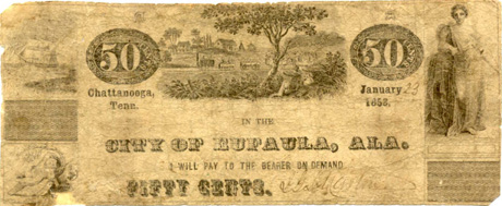 Chatt - Eufaula I G S Martin $0.50 Tree & Train